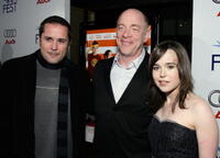Mateo Messina, J.K. Simmons and Ellen Page at the screening of "Juno" during the AFI FEST 2007.