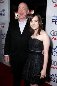 J.K. Simmons and Ellen Page at the screening of "Juno" during the AFI FEST 2007.