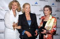 Jean Simmons, Blythe Danner and Lauren Bacall at the premiere of "Howls Moving Castle" in New York City.