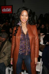 Kimora Lee Simmons at the Child Magazine Fall 2007 fashion show during Mercedes-Benz fashion Week in N.Y.