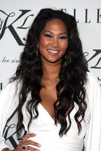 Kimora Lee Simmons arrives at her Debut KLS Collection party in Hollywood.