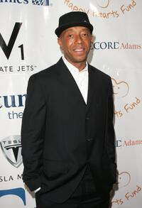 Russell Simmons at the "Heart Of Gold Ball" to benefit The Happy Hearts Fund.