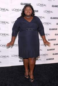 Gabourey Sidibe at the Glamour Magazine 2009 Women of the Year Honors.