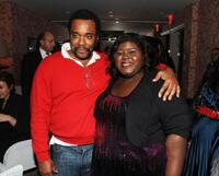 Director Lee Daniels and Gabourey Sidibe at the after party of the screening of "Precious."