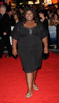 Gabourey Sidibe at the premiere of "Precious" during the Times BFI 53rd London Film Festival.