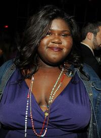 Gabourey Sidibe at the Cinema Society and Target after party for "Good Hair."
