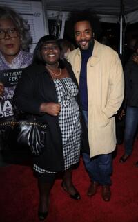 Gabourey Sidibe and Lee Daniels at the screening of Tyler Perry's "Madea Goes to Jail."