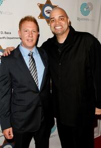 Ryan Kavanaugh and Sinbad at the 23rd Annual "Salute to Youth" Benefit And Venetian Masquerade.