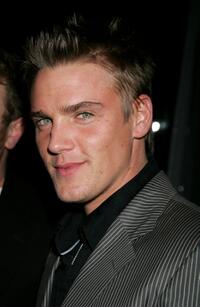 Riley Smith at the William Morris Agency Grammy party.