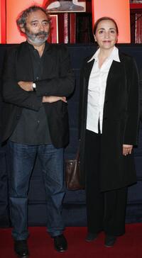 Writer Dan Franck and Dominique Blanc at the premiere of "Monsieur Max."