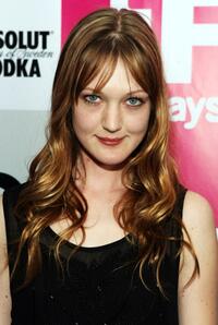 Azura Skye at the IFC party celebrating the spirit of independent film.
