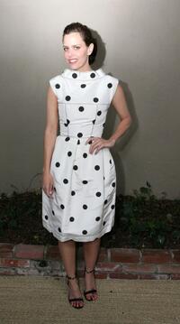 Ione Skye at the opening of the new Oscar De La Renta Boutique. 