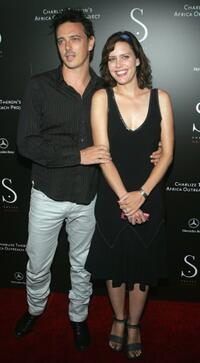 Ione Skye at the opening of "Social Hollywood."