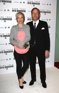 Miranda Sawyer and Michael Smiley at the IMAX 3D premiere of "Star Trek Into Darkness."