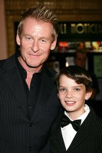 Richard Roxburgh and Kodi Smit-McPhee at the Melbourne premiere of "Romulus, My Father."