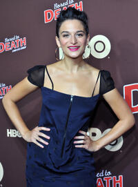Jenny Slate at the New York premiere of "Bored To Death."