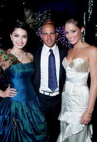 Sabrina Houssami, Kelly Slater and Erin McNaught at the Grand Prix Ball during the 2007 FORMULA 1TM ING Australian Grand Prix.