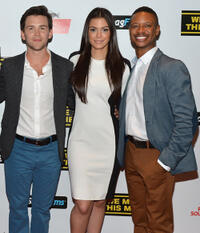 Michael Charles Roman, Anabelle Acosta and Arjay Smith at the world premiere of "We Made This Movie" in New York.