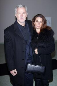 John Slattery and wife Becky at the New York Stage And Film's 20th Anniversary Benefit Gala.