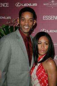 Will Smith and Jada Pinkett Smith at the "Essence Black Women In Hollywood" luncheon.