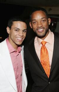 Evan Ross and Will Smith at the Hollywood afterparty of "ATL."