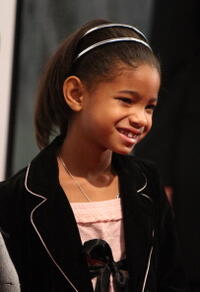 Actress Willow Smith at the N.Y. premiere of "I Am Legend."