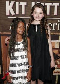 Willow Smith and Abigail Breslin at the premiere of "Kit Kittredge: An American Girl."