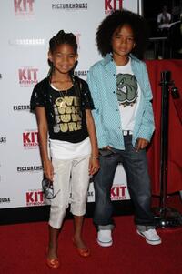 Willow Smith and Jaden Smith at the premiere of "Kit Kittredge: An American Girl."