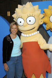 Yeardley Smith at the "The Simpsons" 350th episode block party.