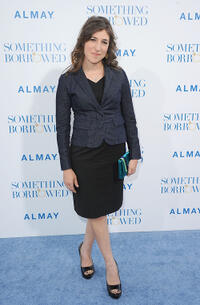 Mayim Bialik at the California premiere of "Something Borrowed."