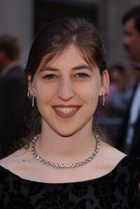 Mayim Bialik at the NBC 75th Anniversary celebration.