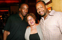 J.B. Smoove, Showtime VP of Trade Communication & Promotion Lynn Rutledge and CEO FilmLife Jeff Friday at the 3rd season premiere of Showtime Network series "Soul Food."