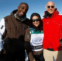 J.B. Smoove, Julia Louis Dreyfus and Larry David at the Juma Entertainment's 17th Annual Deer Valley Celebrity Skifest.