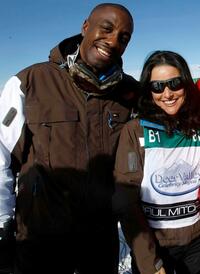 J.B. Smoove and Julia Louis Dreyfus at the Juma Entertainment's 17th Annual Deer Valley Celebrity Skifest.