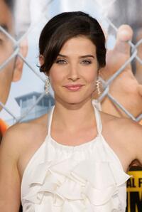 Cobie Smulders at the premiere of "Harold & Kumar Escape From Guantanamo Bay."