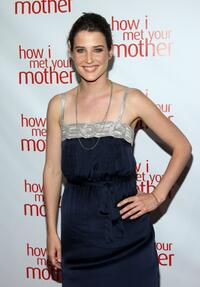 Cobie Smulders at the academy screening of "How I Met Your Mother."