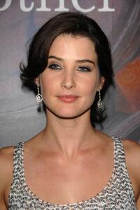 Cobie Smulders at the spring premiere party of "How I Met Your Mother."