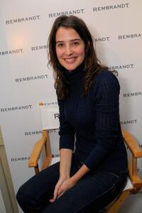 Cobie Smulders at the Luxury Lounge in honor of 2008 SAG Awards.