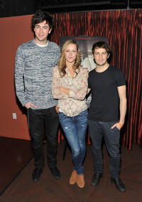 Nicholas Braun, Kerry Bishe and Michael Angarano at the "The Red State" tour launch in New York.