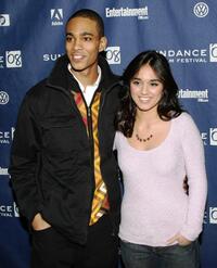 Eugene Jones and Summer Bishil at the premiere of "Towelhead" during the 2008 Sundance Film Festival.