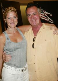 Edie Falco and Tony Sirico at the special screening of HBO Sports "Nine Innings From Ground Zero."