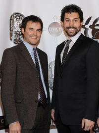 Director J. Clay Tweel and Micah Sloat at the California premiere of "Make Believe."