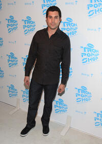 Micah Sloat at the Disney Consumer Product's "Tron' Pop-up Shop private opening celebration in California.