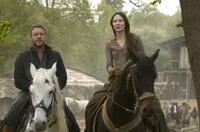 Russell Crowe as Robin Longstride and Cate Blanchett as Marion Loxley in "Robin Hood."
