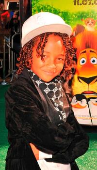 Jaden Smith at the premiere of "Madagascar: Escape 2 Africa."