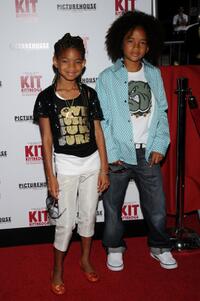 Willow Smith and Jaden Smith at the premiere of "Kit Kittredge: An American Girl."
