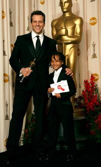 Director Ari Sandel and Jaden Smith at the 79th Annual Academy Awards.