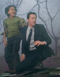Jaden Smith as Jacob Benson and Keanu Reeves as Klaatu in "The Day the Earth Stood Still."