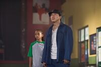 Jaden Smith as Dre Parker and Jackie Chan as Mr. Han in "The Karate Kid (2010)."