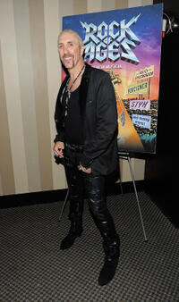 Dee Snider at the after party of Dee Snider's Broadway debut in "Rock of Ages."